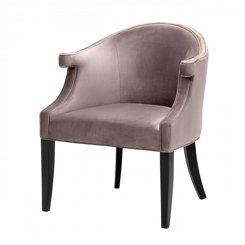 Кресло Eichholtz Chair Margaux taupe Черный Дымчатая Роза Кресло Eichholtz Chair Margaux taupe Черный Дымчатая Роза в Екатеринбурге | Loft Concept