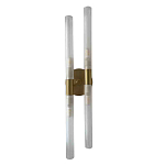 Бра с двумя цилиндрическими матовыми плафонами на круглом основании Delta Light варинант исполнения - 1 | Loft Concept в Екатеринбурге