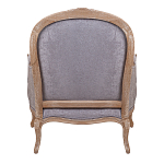 Кресло Ava Classical Armchair brown and grey velour варинант исполнения - 3 | Loft Concept в Екатеринбурге