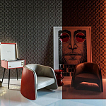 Гипсовая 3D Панель M-18 варинант исполнения - 1 | Loft Concept в Екатеринбурге