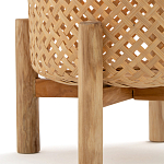 Кашпо на ножках из бамбука Bamboo Decor варинант исполнения - 3 | Loft Concept в Екатеринбурге