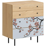 Комод с принтом на ящиках Elise Chest of Drawers варинант исполнения - 6 | Loft Concept в Екатеринбурге