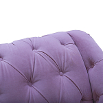 Кушетка фиолетовая с мягкой обивкой из велюра Michael Couch варинант исполнения - 4 | Loft Concept в Екатеринбурге