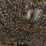 Люстра в форме колокола с декором из тонких железных нитей Jagged Pattern варинант исполнения - 2 | Loft Concept в Екатеринбурге