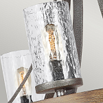 Люстра с цилиндрическим плафонами из толстого волнистого стекла в индустриальном стиле Feiss варинант исполнения - 12 | Loft Concept в Екатеринбурге