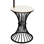 Торшер с абажуром и приставным столом Fazio Lighting and Furniture Floor Lamp варинант исполнения - 2 | Loft Concept в Екатеринбурге