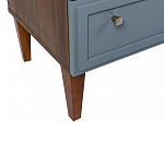 Комод серый из массива бука с 3-мя ящиками Wenge Light варинант исполнения - 4 | Loft Concept в Екатеринбурге