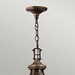 Люстра бронзового цвета с бежевыми абажурами из органзы в классическом стиле Hinkley варинант исполнения - 4 | Loft Concept в Екатеринбурге