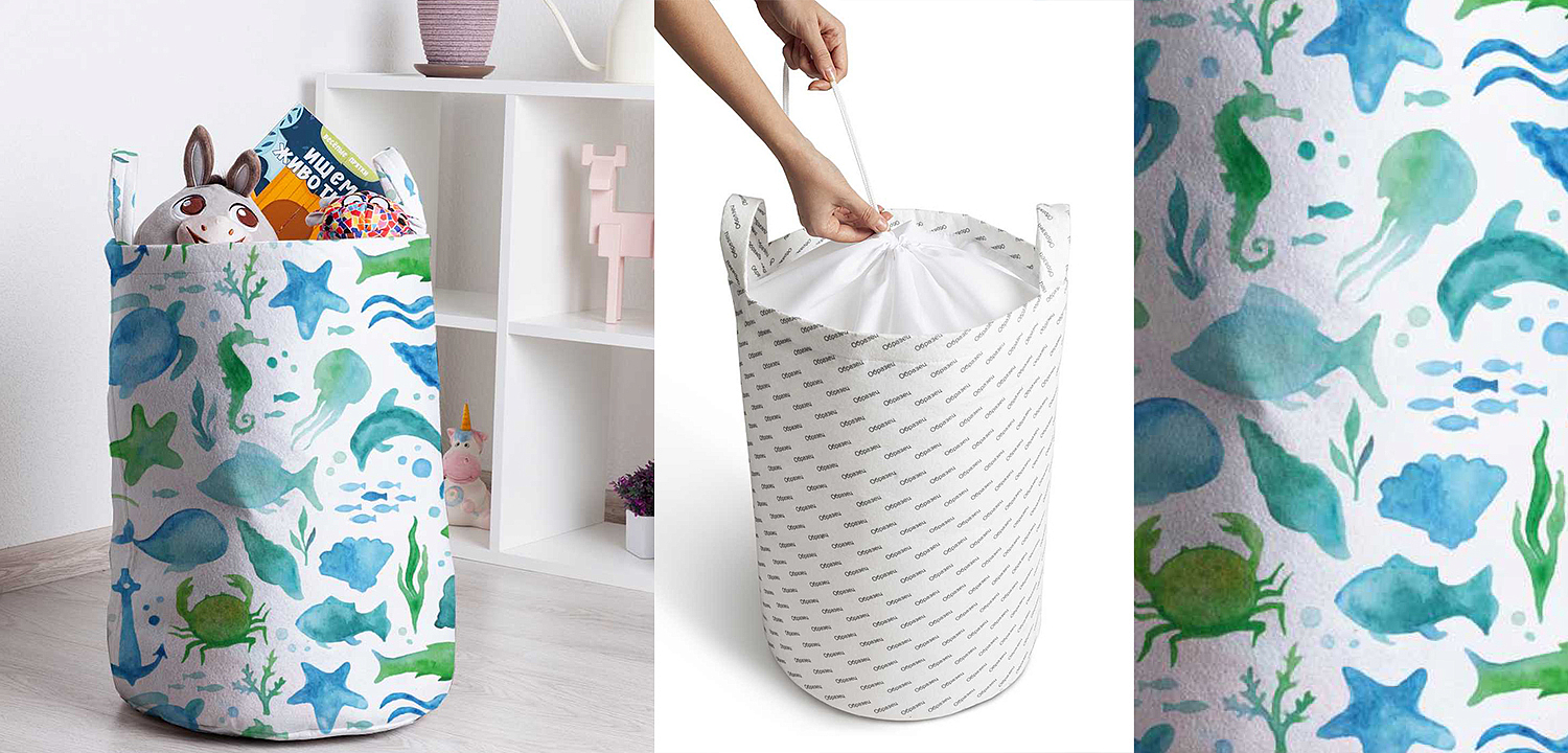Корзина Marine life Basket Корзина Marine life Basket - Loft-Concept в Екатеринбурге