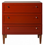 Комод красный из массива бука с 3-мя ящиками Wenge Light варинант исполнения - 2 | Loft Concept в Екатеринбурге