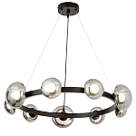 Светодиодная кольцевая люстра IONA Сhandelier black варинант исполнения - 2 | Loft Concept в Екатеринбурге