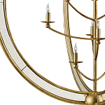 Люстра круглая с состаренными зеркальными элементами на корпусе Sample of Purity варинант исполнения - 1 | Loft Concept в Екатеринбурге