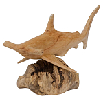 Статуэтка из дерева рыба-молот Animals of the World варинант исполнения - 4 | Loft Concept в Екатеринбурге