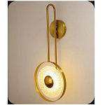 Бра бронзовое с прозрачным стеклянным плафоном Suspension варинант исполнения - 1 | Loft Concept в Екатеринбурге