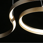 Люстра подвесная светодиодная в виде волнообразной ленты Ribbon Vortex варинант исполнения - 19 | Loft Concept в Екатеринбурге