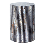 Столик с инкрустацией с перламутровым узором Dominic Black варинант исполнения - 1 | Loft Concept в Екатеринбурге