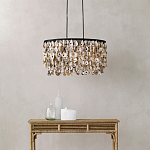 Люстра овальная с подвесками из устричных раковин Sea Ravens варинант исполнения - 4 | Loft Concept в Екатеринбурге