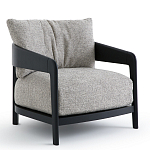 Кресло с каркасом из массива ясеня Deniaud Ash Grey Armchair варинант исполнения - 7 | Loft Concept в Екатеринбурге