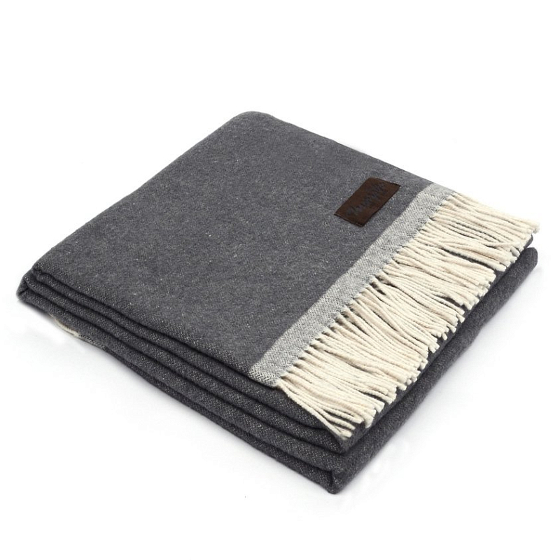 Плед SARA 6000 Marzotto Серый в Екатеринбурге | Loft Concept 