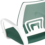 Офисное кресло с основанием из белого пластика Desk chairs Green варинант исполнения - 7 | Loft Concept в Екатеринбурге