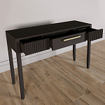 Элегантная Консоль Primo с выдвижным ящиком Темный орех варинант исполнения - 5 | Loft Concept в Екатеринбурге