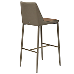 Стул барный с терракотовой обивкой из экокожи Spectacular High Chair варинант исполнения - 2 | Loft Concept в Екатеринбурге