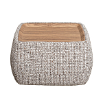 Столик прикроватный мягкий Soft Table from Chenille варинант исполнения - 1 | Loft Concept в Екатеринбурге