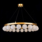 Люстра круглая с сферическими плафонами из натурального камня Phased Spheres варинант исполнения - 1 | Loft Concept в Екатеринбурге