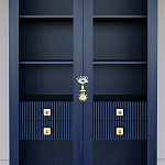 Дизайнерский шкаф витрина Elsa Dreams Blue с 4-мя ящиками варинант исполнения - 2 | Loft Concept в Екатеринбурге