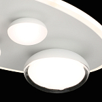 Потолочный светильник овальной формы белого цвета с 4-мя лампами Lunar Pebbles варинант исполнения - 6 | Loft Concept в Екатеринбурге