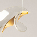 Люстра линейная с изогнутым плафоном Wave Line варинант исполнения - 10 | Loft Concept в Екатеринбурге