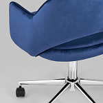 Кресло для компьютерного стола Veloury Blue варинант исполнения - 8 | Loft Concept в Екатеринбурге