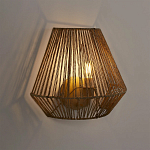 Бра с плетенным из пеньки абажуром Jutti H25 см варинант исполнения - 2 | Loft Concept в Екатеринбурге