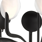 Люстра с плафонами в виде черно-белых дисков Ideal Shade Combination варинант исполнения - 1 | Loft Concept в Екатеринбурге