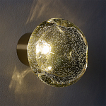 Бра с круглым плафоном из прозрачного стекла с пузырьками воздуха Effervia  варинант исполнения - 8 | Loft Concept в Екатеринбурге