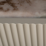 Тумба под телевизор серая с мраморной столешницей Uniqueness Marble варинант исполнения - 4 | Loft Concept в Екатеринбурге