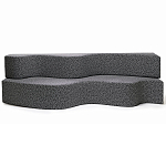 Дизайнерский модульный диван волнистой формы с цветным принтом Poltronova Superonda Sofa варинант исполнения - 2 | Loft Concept в Екатеринбурге