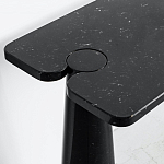 Консоль чёрная на 2-х конусообразных ножках Eros варинант исполнения - 2 | Loft Concept в Екатеринбурге