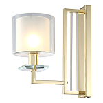 Бра с геометрическим каркасом из металла и цилиндрическим стеклянным плафоном Laurent варинант исполнения - 6 | Loft Concept в Екатеринбурге