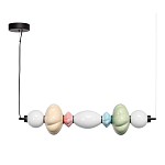 Подвесной светильник линейный с керамическими элементами 24W LED Fragrant Light варинант исполнения - 3 | Loft Concept в Екатеринбурге