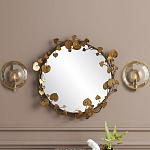 Бра круглое с прозрачным рельефным плафоном Crystal Prism варинант исполнения - 3 | Loft Concept в Екатеринбурге