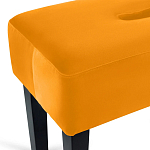 Мягкий  пуф на черных ножках Winton Pouf варинант исполнения - 20 | Loft Concept в Екатеринбурге