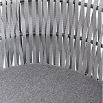 Кресло с декоративным плетением на спинке и подлокотниках Armchair Weaving варинант исполнения - 8 | Loft Concept в Екатеринбурге