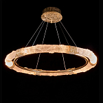 Люстра в форме кольца с золотым декором Warm Heavenly Light варинант исполнения - 2 | Loft Concept в Екатеринбурге