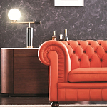 Дизайнерский комод овальной формы с белой столешницей и 4-мя ящиками Gioli варинант исполнения - 3 | Loft Concept в Екатеринбурге