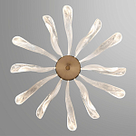 Люстра с крупными рельефным декором в виде лепестков 60 см Ethereal Bloom варинант исполнения - 4 | Loft Concept в Екатеринбурге