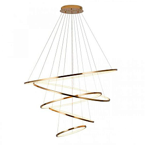 Люстра кольца Ring Horizontal Quintet Gold