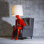 Лампа MANNEQUIN LAMP с абажуром девушка на кресле варинант исполнения - 4 | Loft Concept в Екатеринбурге