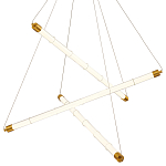 Светодиодная люстра Trumpet Tube Brass  варинант исполнения - 1 | Loft Concept в Екатеринбурге