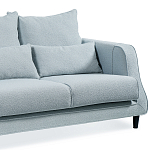 Диван Seldon с мягкими подушками голубое букле варинант исполнения - 6 | Loft Concept в Екатеринбурге